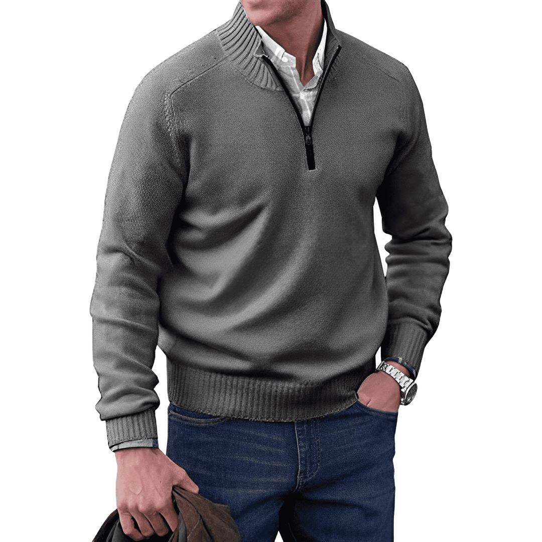 Marvin | Half-Zip Collar Sweater