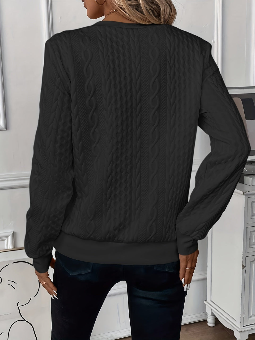 SARA™ | Elegant and Stylish Knit Sweater