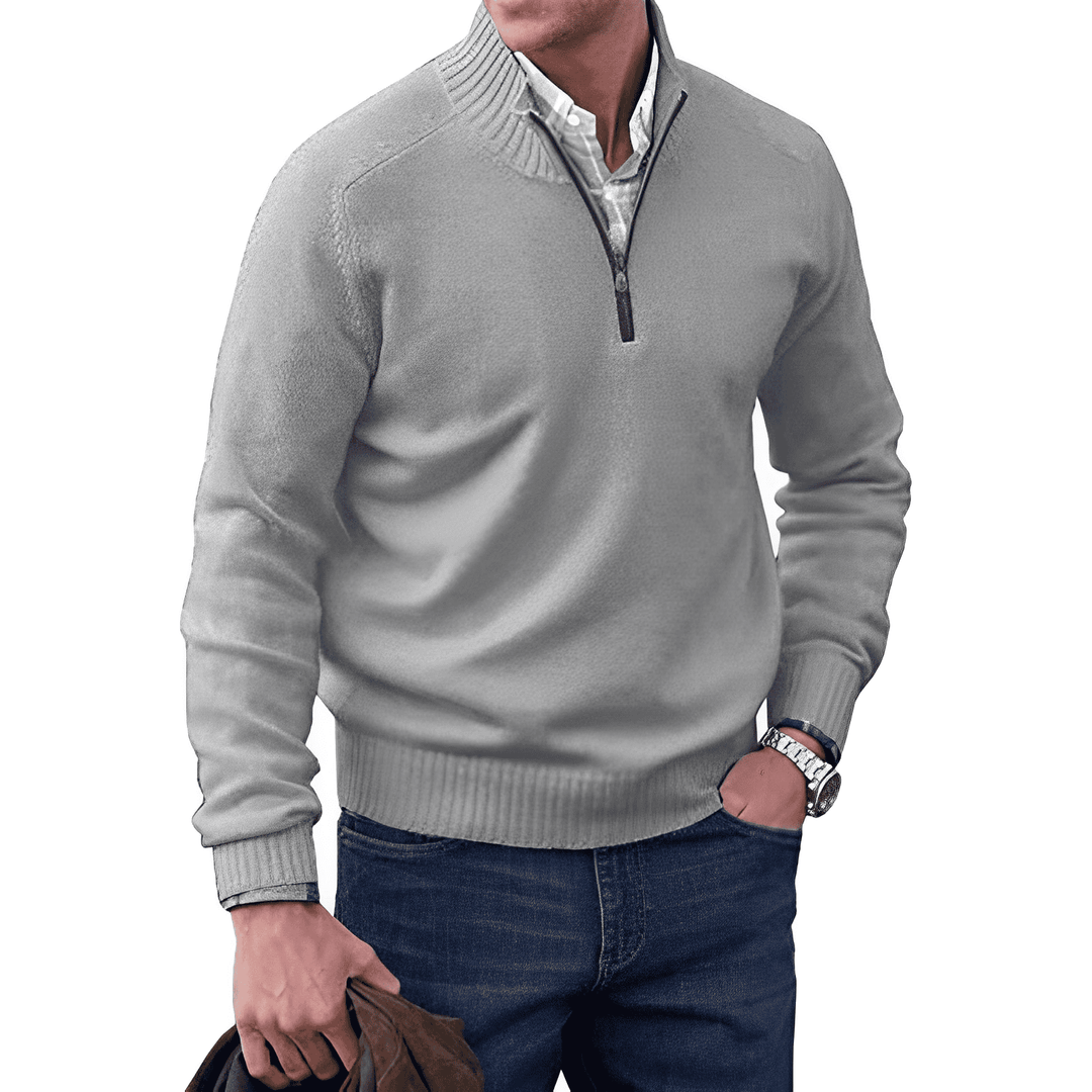 Marvin | Half-Zip Collar Sweater