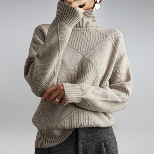 Adèle - Knitted Autumn sweater