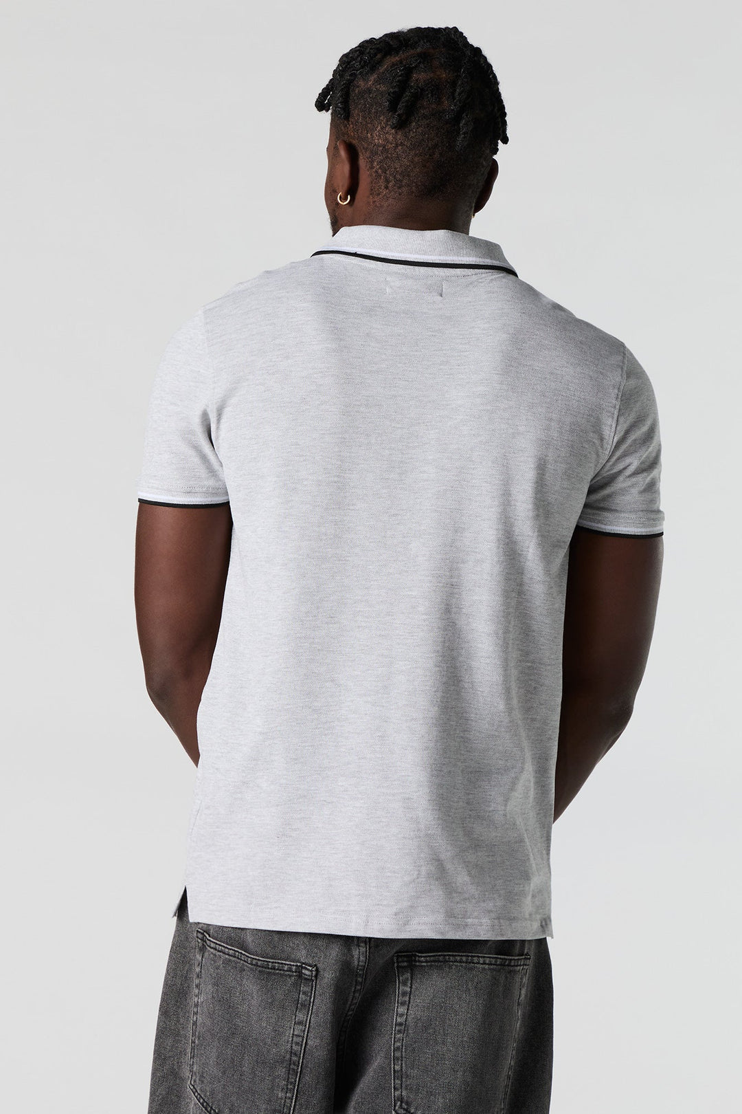 Contrast Trim Polo T-Shirt