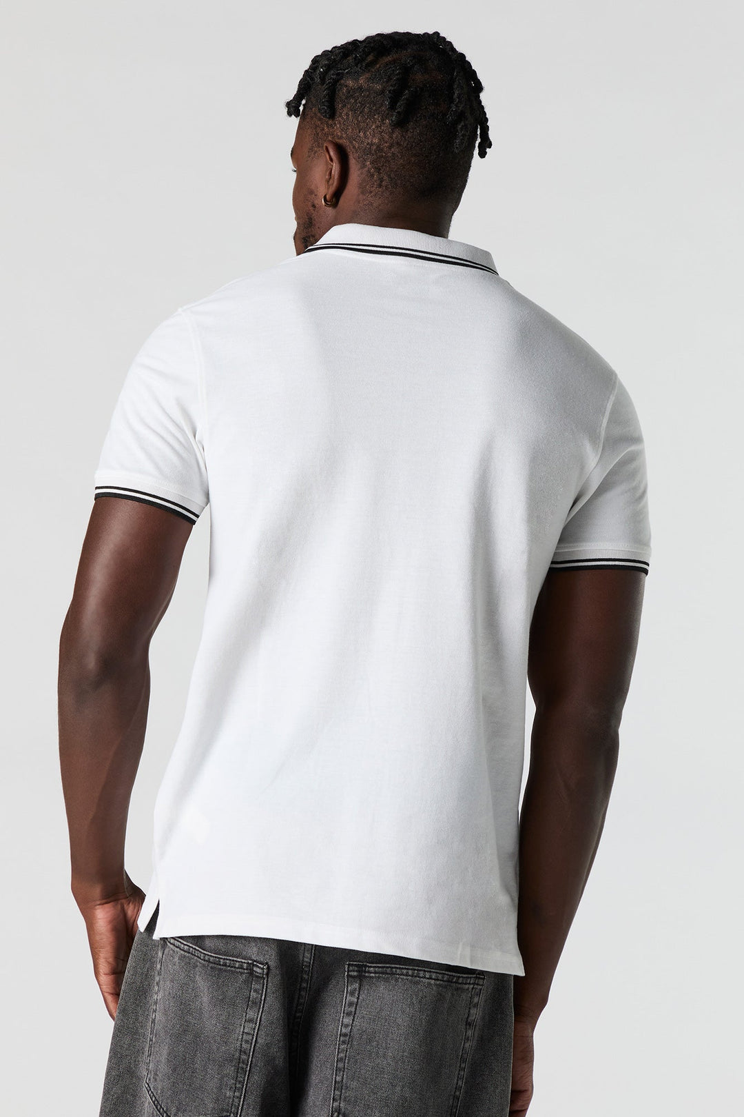 Contrast Trim Polo T-Shirt