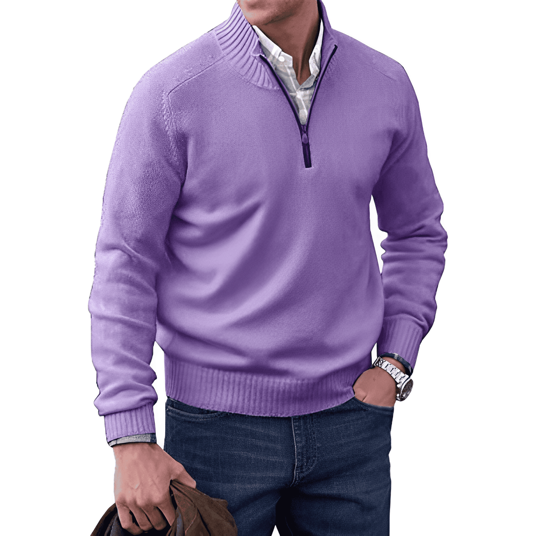 Marvin | Half-Zip Collar Sweater