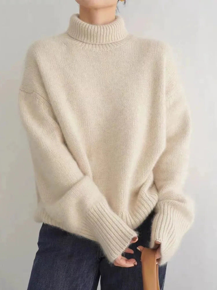 LOUISE™ | Cashmere Turtleneck Sweater