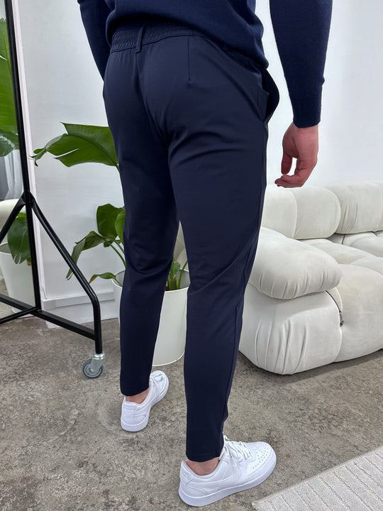 capone Luxe Trousers - Navy Blue