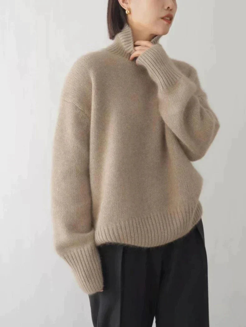 LOUISE™ | Cashmere Turtleneck Sweater