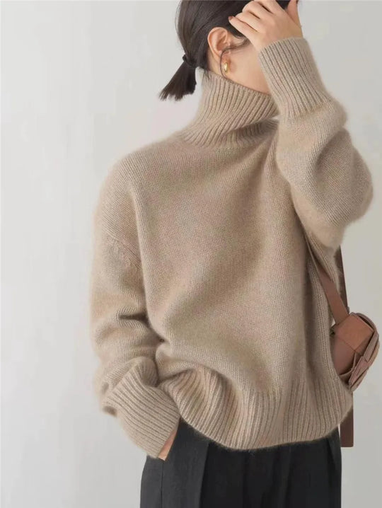 LOUISE™ | Cashmere Turtleneck Sweater