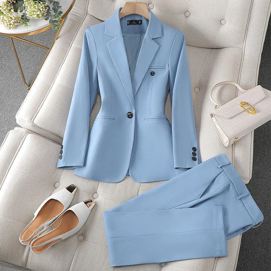 Céleste | Two-button Suit Set