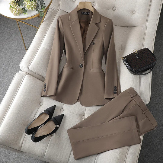 Céleste | Two-button Suit Set