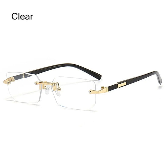 Mens Rimless Sunglasses