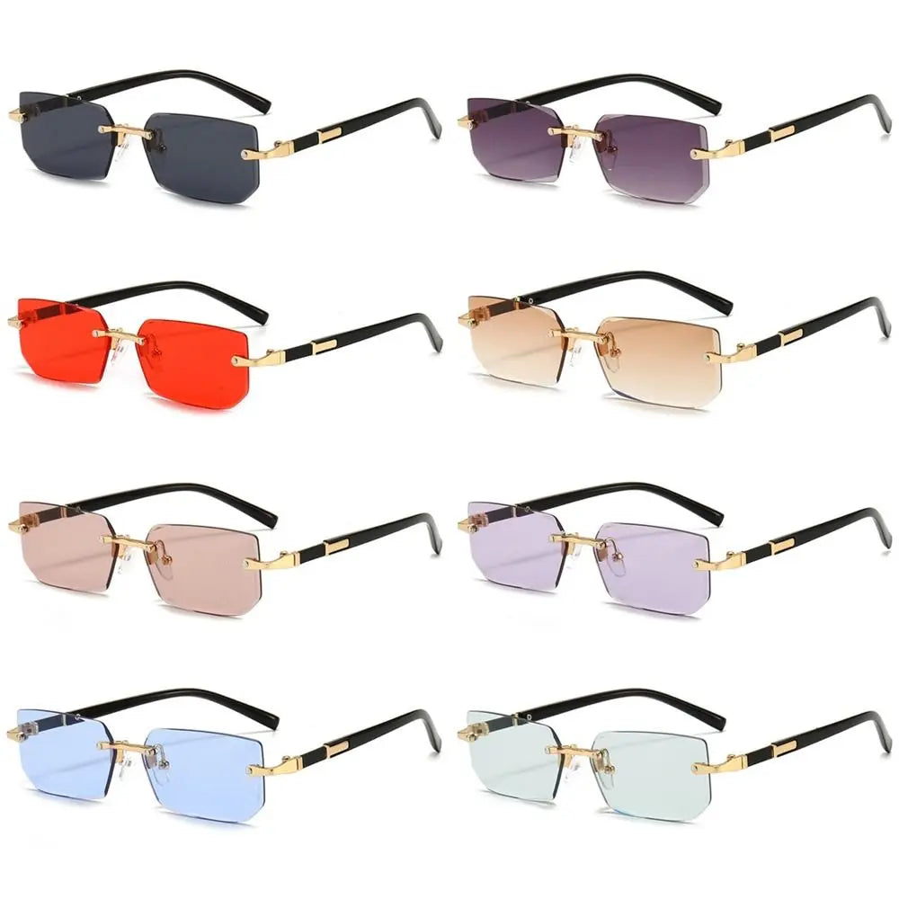 Mens Rimless Sunglasses