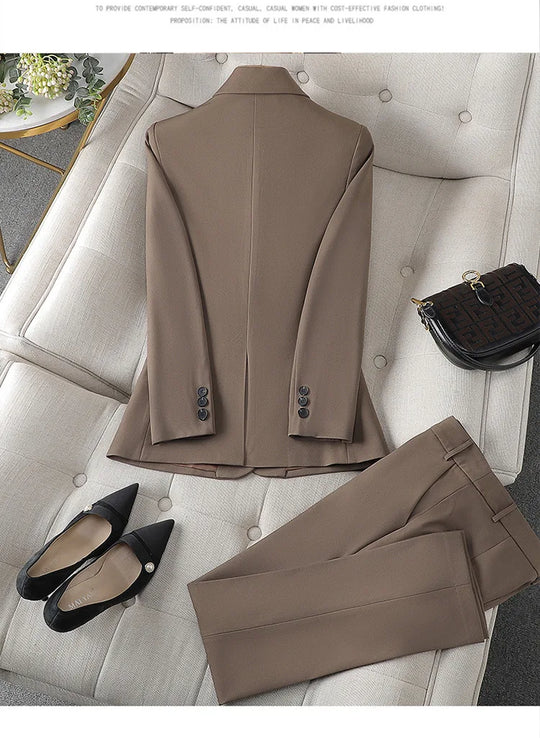 Céleste | Two-button Suit Set