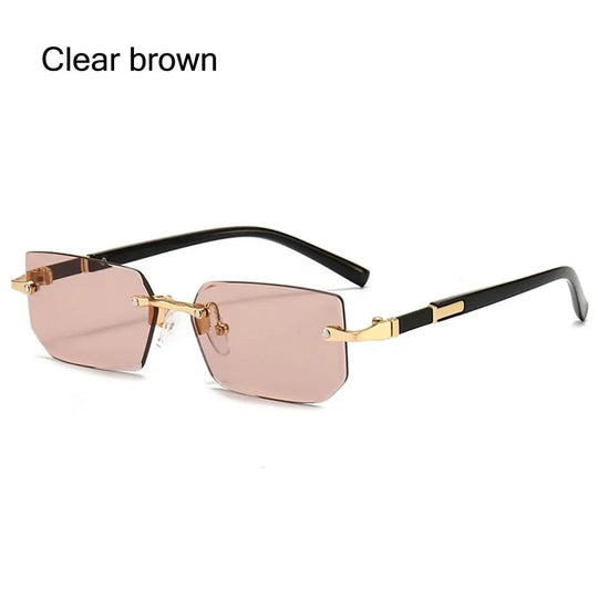 Mens Rimless Sunglasses