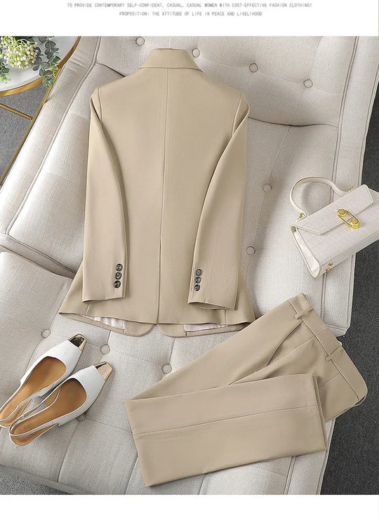 Céleste | Two-button Suit Set