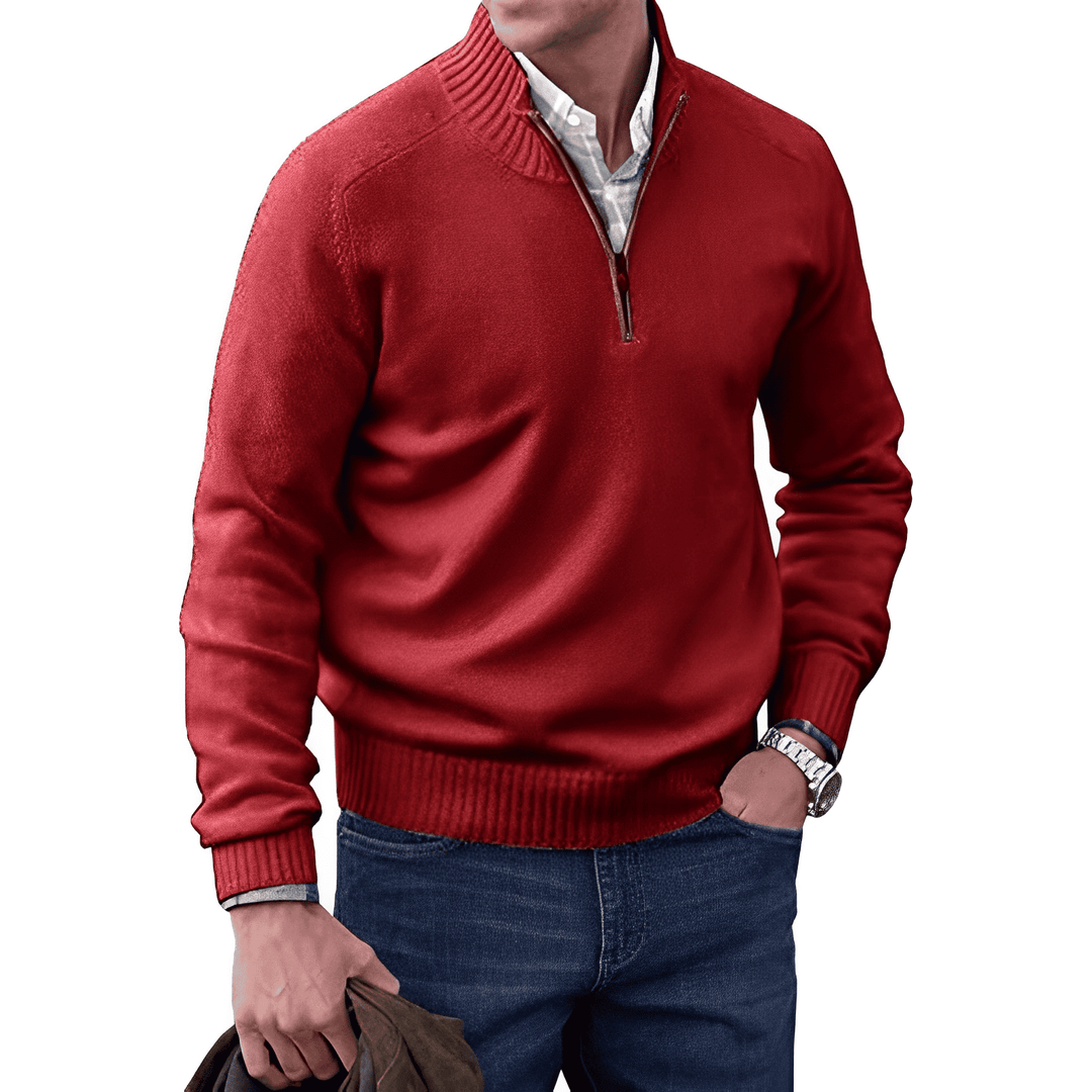 Marvin | Half-Zip Collar Sweater