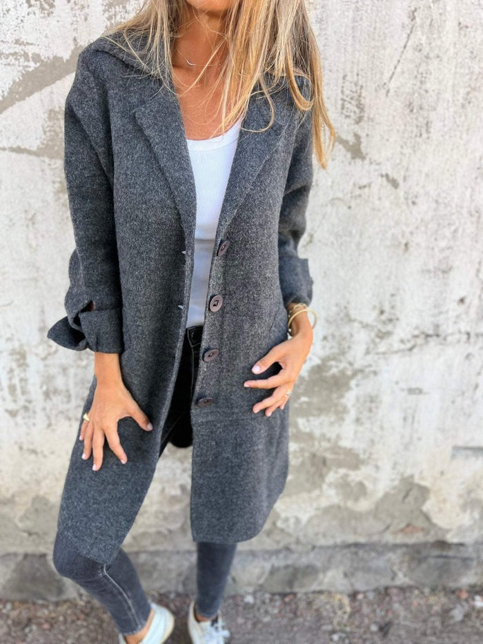 Bente - Casual Spring Long Coat