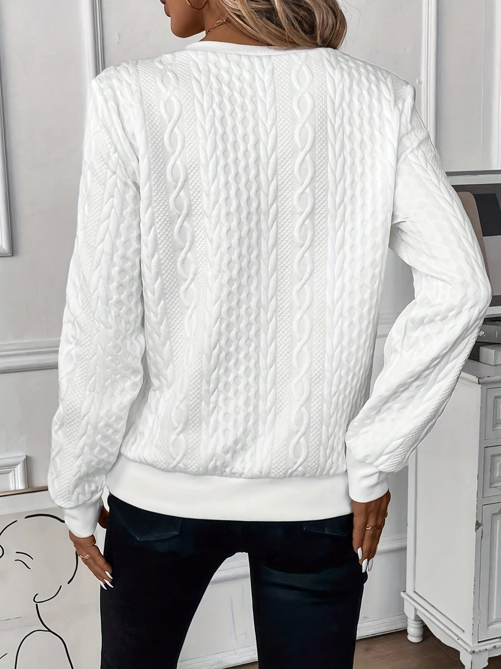 SARA™ | Elegant and Stylish Knit Sweater