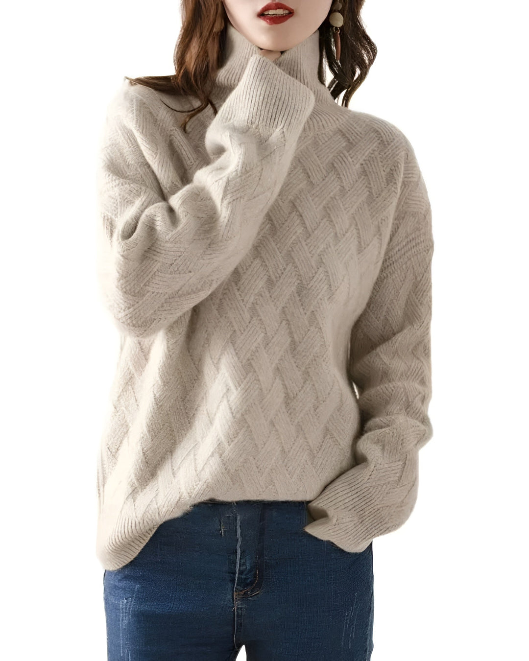 AMELIE™ | Cashmere turtleneck sweater