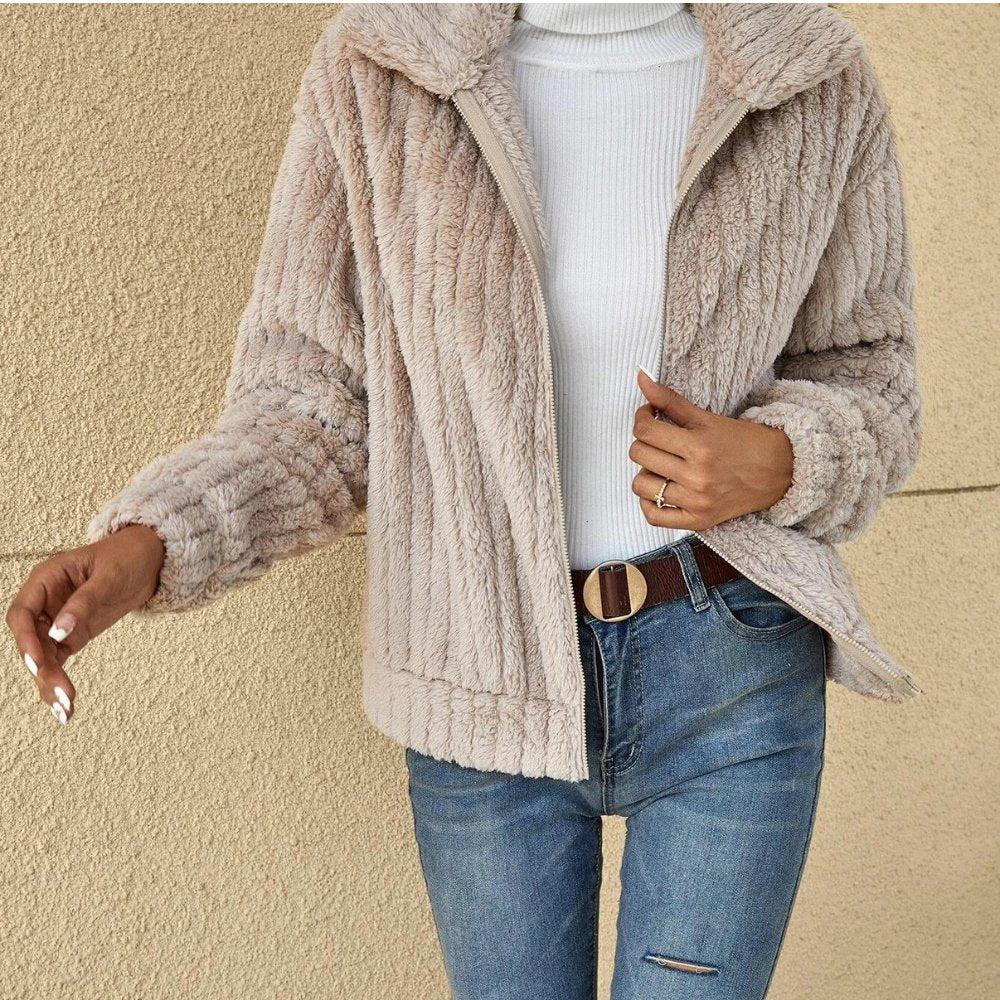 Madeleine | Casual Plush Cardigan